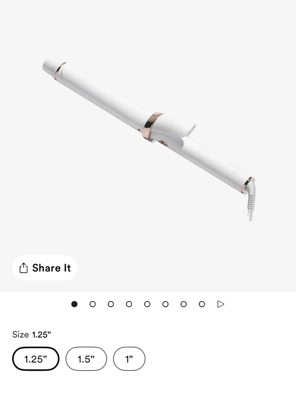 NEW SinglePass Curl X Ceramic Extra-Long Barrel Curling Iron 1.25”